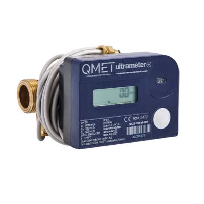 Qmet Ultrameter + DN20 Ultrasonik Kalorimetre Isı Sayacı - 1